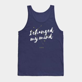 Gemini Zodiac Funny Tank Top